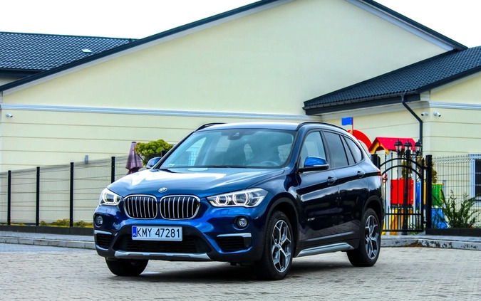 BMW X1 cena 121900 przebieg: 89500, rok produkcji 2018 z Myślenice małe 529